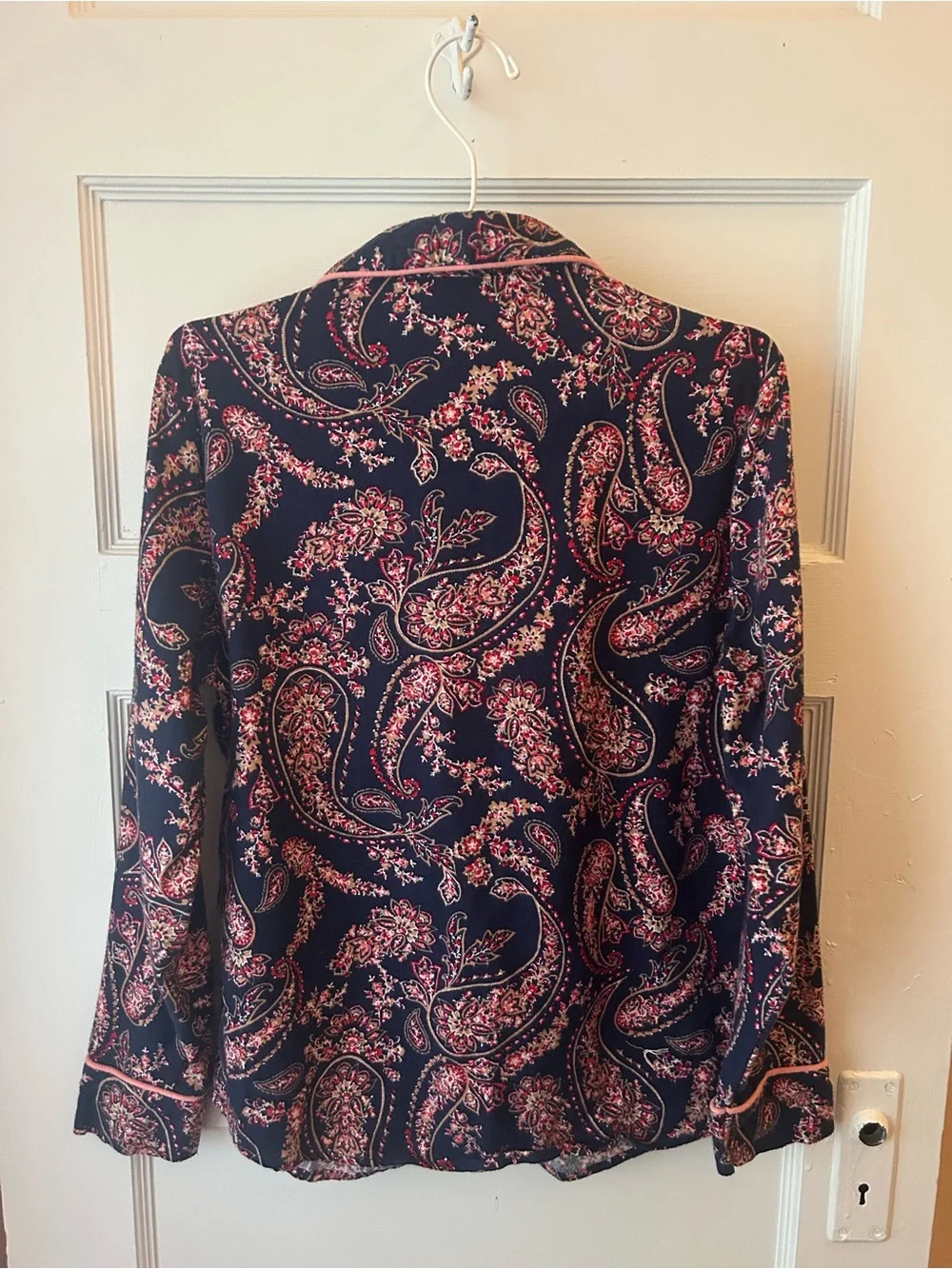 Liz Claiborne long sleeve paisley 2-piece pajama set